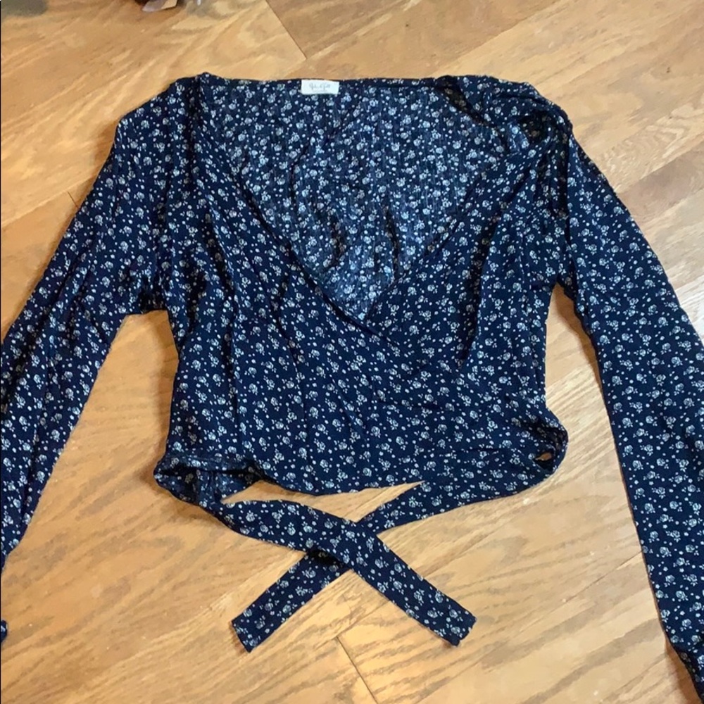 Wrap tie crop top PAC SUN
